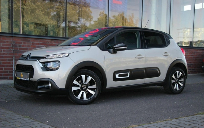 Citroen C3 cena 49990 przebieg: 20000, rok produkcji 2021 z Wolin małe 742